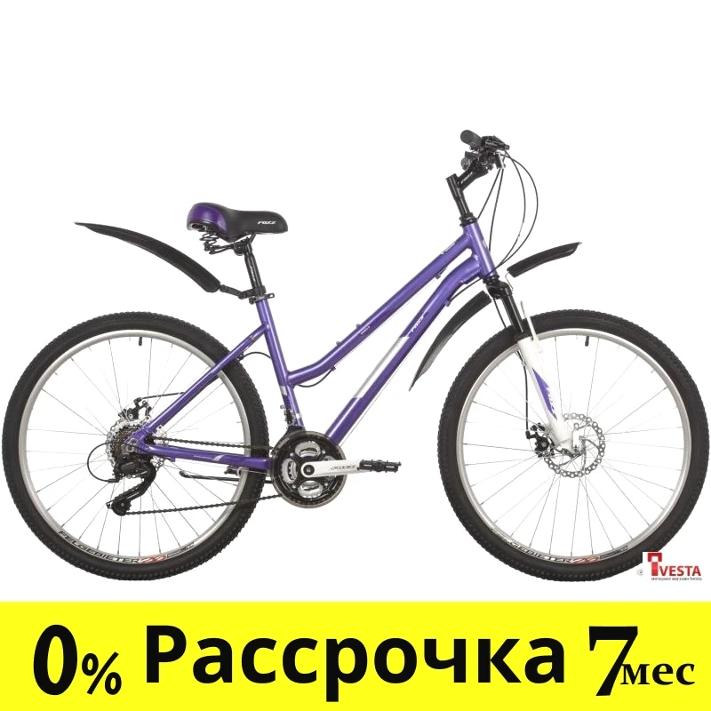 Велосипед Foxx Bianka D 26 р.15 2022 (фиолетовый) - фото 1 - id-p207940844