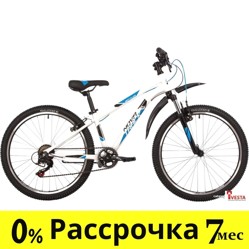 Велосипед Novatrack Battler 24 2023 (белый) - фото 1 - id-p224491878