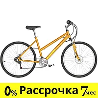 Велосипед Stark22 Luna 26.1 D Steel оранжевый/желтый 14.5" (HQ-0005205)