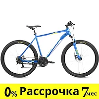 Горный велосипед хардтейл Forward APACHE 27,5 2.2 D (19 quot; рост) синий/зеленый 2022 год (RBK22FW27329)