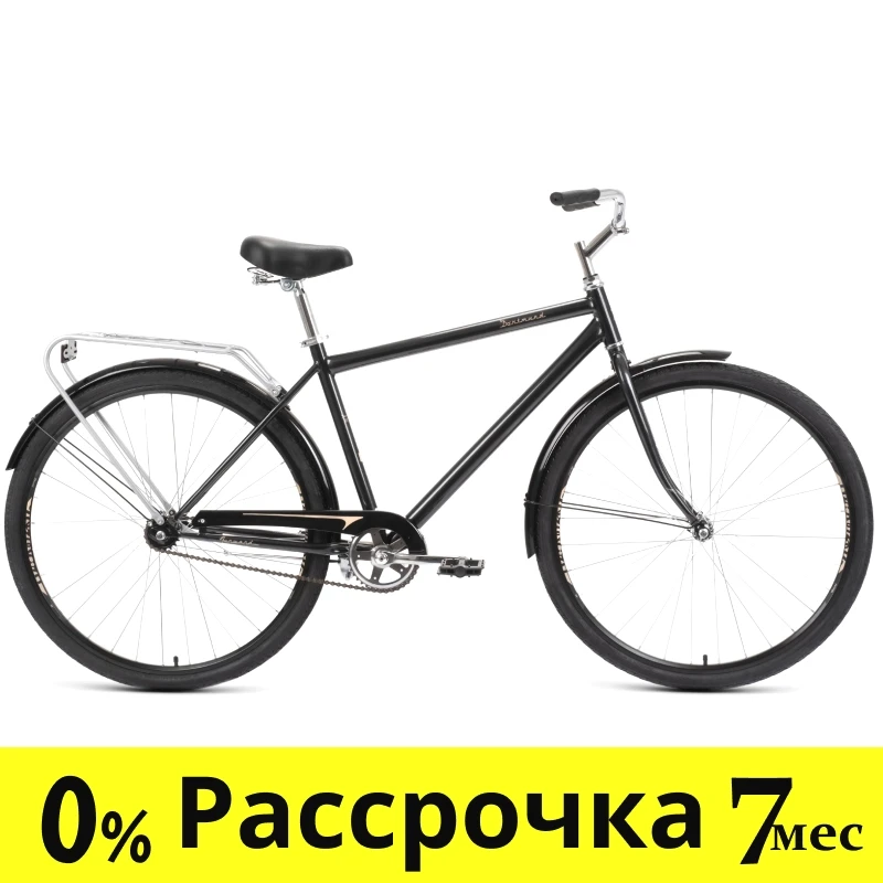 Городской велосипед Forward DORTMUND 28 1.0 (19 quot; рост) черный/бронзовый 2022 год (RBK22FW28609) - фото 1 - id-p203141954