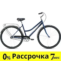 Городской велосипед Forward TALICA 28 3.0 (19 quot; рост) темно-синий/серебристый 2021 год (RBKW1C183005)