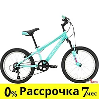 Детские велосипеды Black One Ice Girl 20 2021 (бирюзовый/белый)
