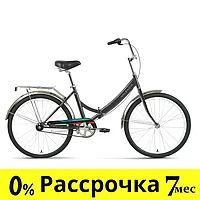 Складной велосипед складной Forward VALENCIA 24 3.0 (16 quot; рост) черный/красный 2022 год (RBK22FW24082)