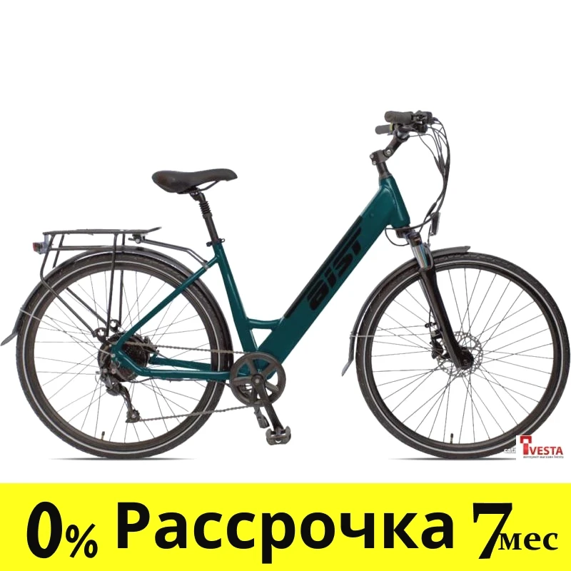 Электровелосипед Aist OM 2023 (зеленый) - фото 1 - id-p224286220