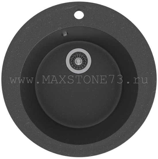 Мойка GS-1 (Черный матовый) Gamma Stone