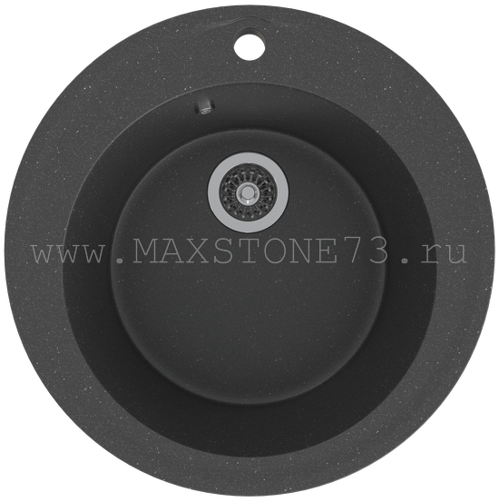 Мойка GS-1 (Черный матовый) Gamma Stone - фото 1 - id-p227333062