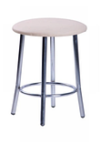 Табурет SITUP TEDDY chrome разные цвета 36 см, фото 6