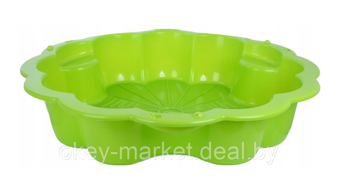 Детская песочница - бассейн с крышкой XXL 3Toysm , цвет зеленый - фото 5 - id-p62891544