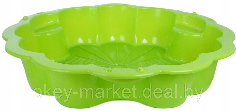 Детская песочница - бассейн с крышкой XXL 3Toysm , цвет зеленый - фото 8 - id-p62891544