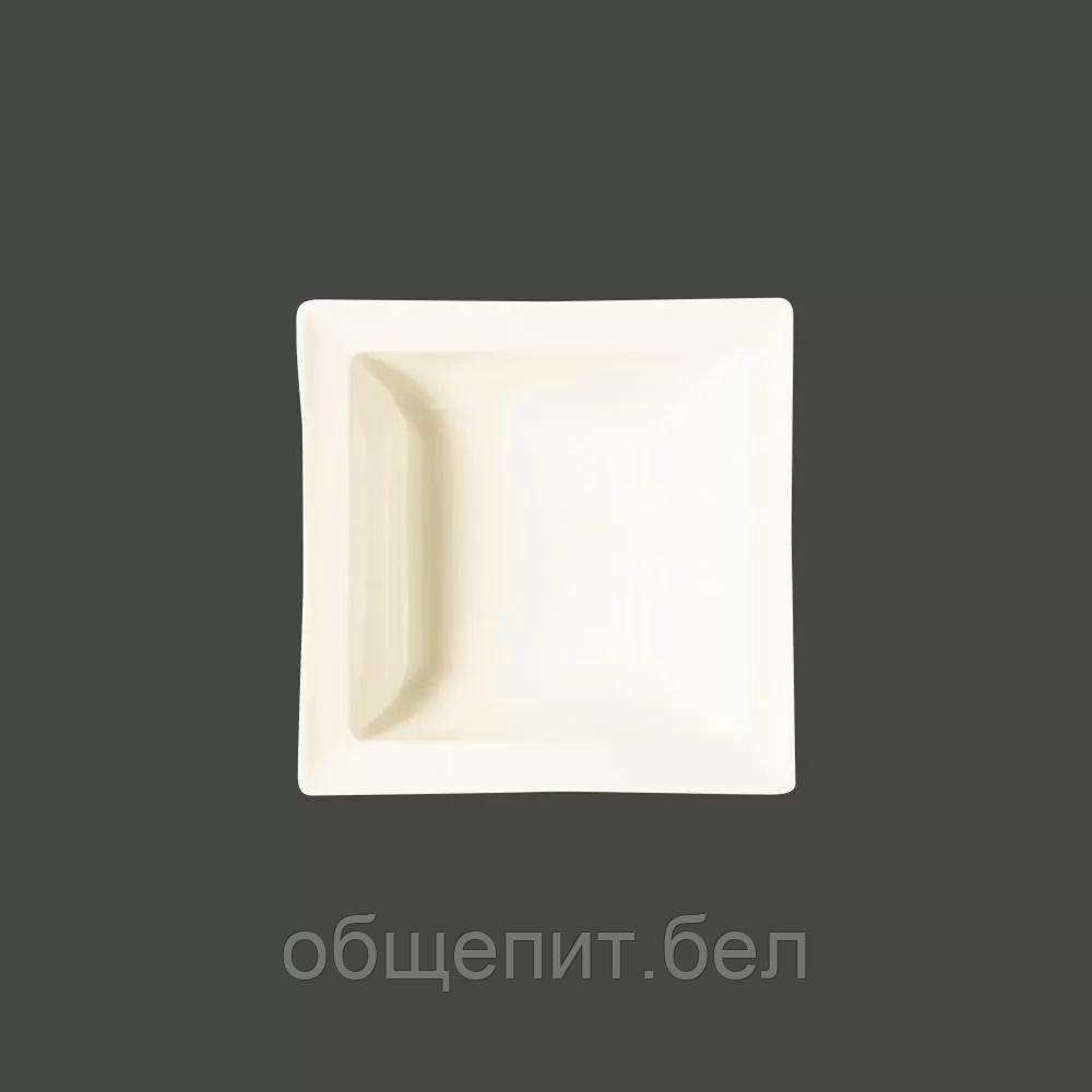 Салатник квадратный RAK Porcelain Classic Gourmet 320 мл, 14 см