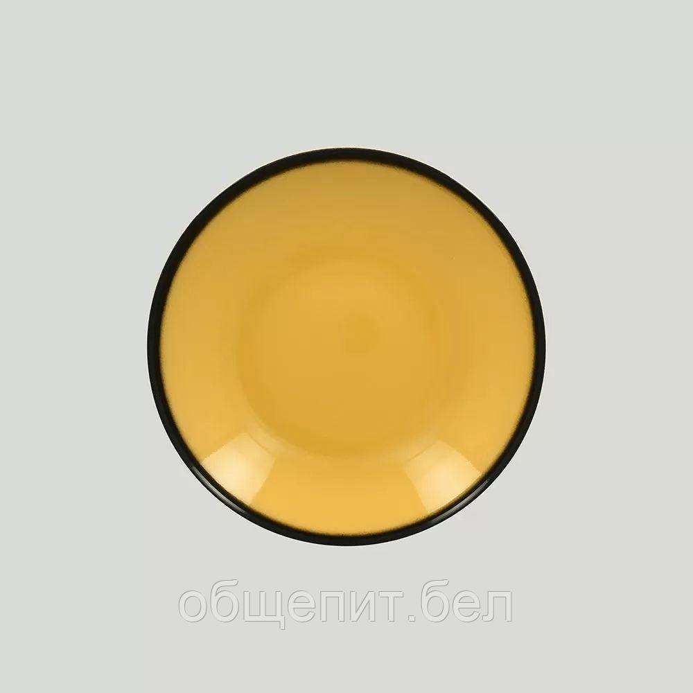 Тарелка-салатник RAK Porcelain LEA Yellow 26 см, высота 5 см, 1,2 л (желтый цвет) - фото 1 - id-p227334044
