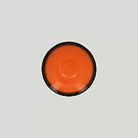 Блюдце RAK Porcelain LEA Orange 13 см, к чашке 81223538 (оранжевый цвет)