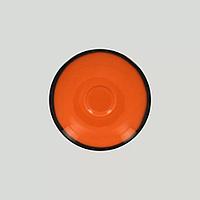 Блюдце RAK Porcelain LEA Orange 15 см, к чашке 81223536 (оранжевый цвет)