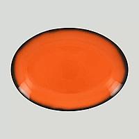 Блюдо овальное RAK Porcelain LEA Orange 26 см (оранжевый цвет)