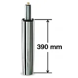 Газлифт h=390 мм black/хром D270 супердлинный mm 125 кг, фото 3