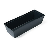 Ящик для рассады, 36×14×9 см, 3 л, чёрный, «Урожай-7»