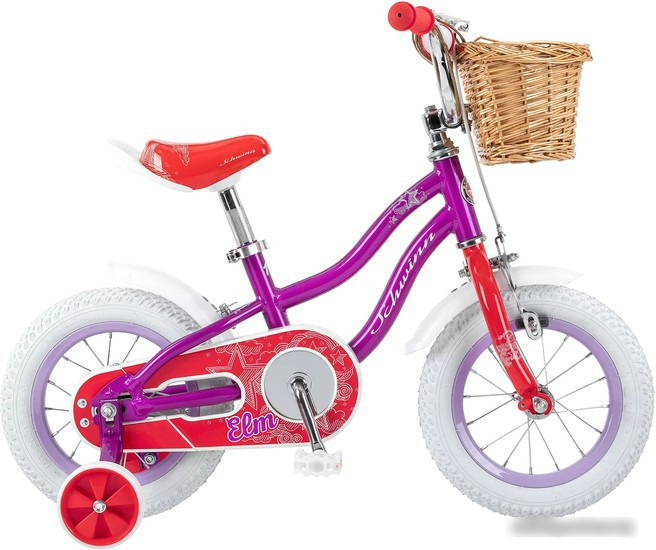 Детский велосипед Schwinn Elm 12 2022 S0261RUA (фиолетовый/белый) - фото 1 - id-p227336452