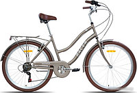 Велосипед Racer Nomia 26 2024 (серо-коричневый)