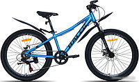 Велосипед Racer Tempo 24 2024 (синий/черный)