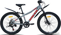 Велосипед Racer Tempo 24 2024 (серый/красный)