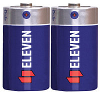 Батарейка солевая Eleven D, R20, 1.5V, 2 шт.