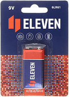 Батарейка щелочная Eleven 6LR61, 9V, тип «Крона»