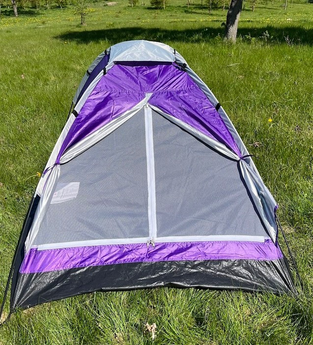 Палатка туристическая Сalviano ACAMPER Domepack 2 (фиолетовая) - фото 4 - id-p226328076