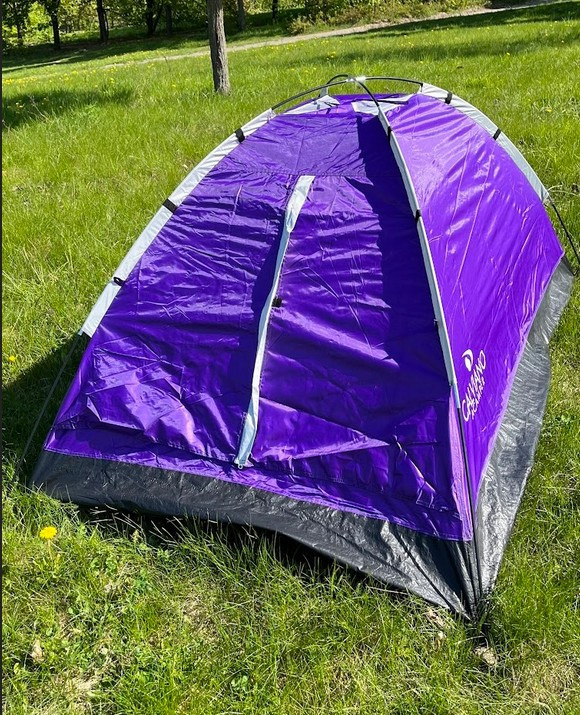 Палатка Сalviano ACAMPER DOMEPACK 4 (фиолетовый) - фото 7 - id-p226328078
