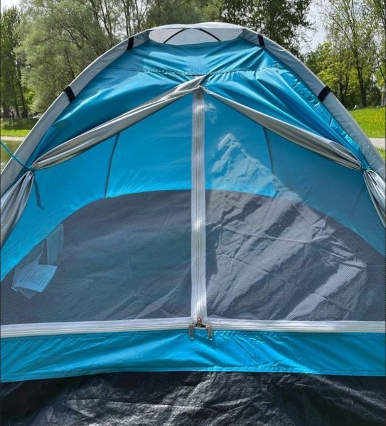 Палатка Сalviano ACAMPER DOMEPACK 4 (синяя) - фото 5 - id-p226328079