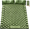 Туристический матрас двухместный SLEEPING PAD 120х200х8см со встроенным насосом и подушкой, фото 7