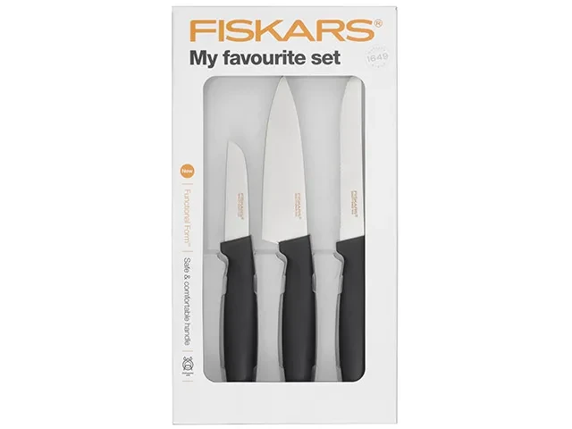 Набор ножей 3 шт. Functional Form Fiskars (FISKARS ДОМ) - фото 1 - id-p202021638
