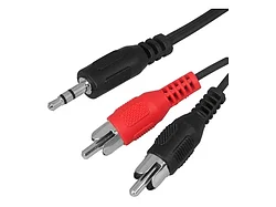 Шнур стерео 3,5 мм - 2 RCA, 1.5 м REXANT