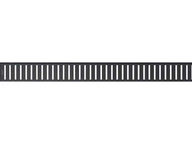 Решетка для водоотводящего желоба (черный мат) PURE-850BLACK, Alcaplast - фото 1 - id-p199391633
