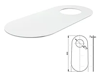 Звукоизоляционная плита для унитазов, стоящих на полу и биде, Alcaplast