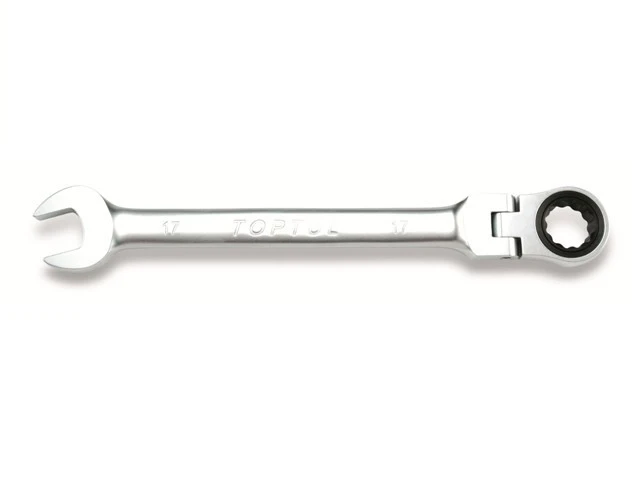 Ключ комбинированный 9мм с поворотной трещоткой TOPTUL - фото 1 - id-p197451381