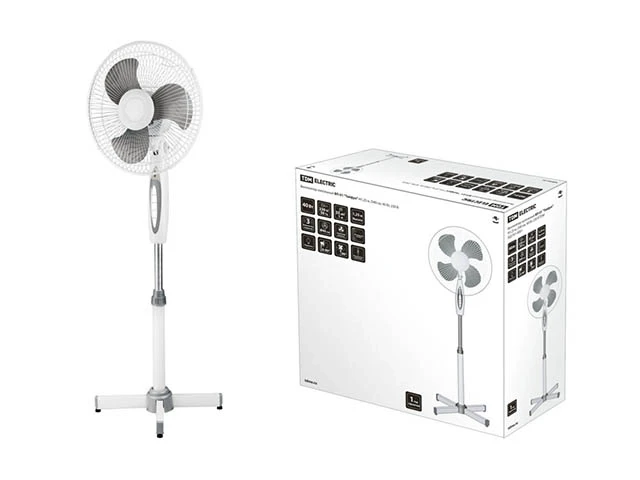 Вентилятор электрический напольный ВП-01 "Тайфун", серый, TDM (В в коробке 2 шт. Цена указана за 1 шт.) - фото 1 - id-p197441990