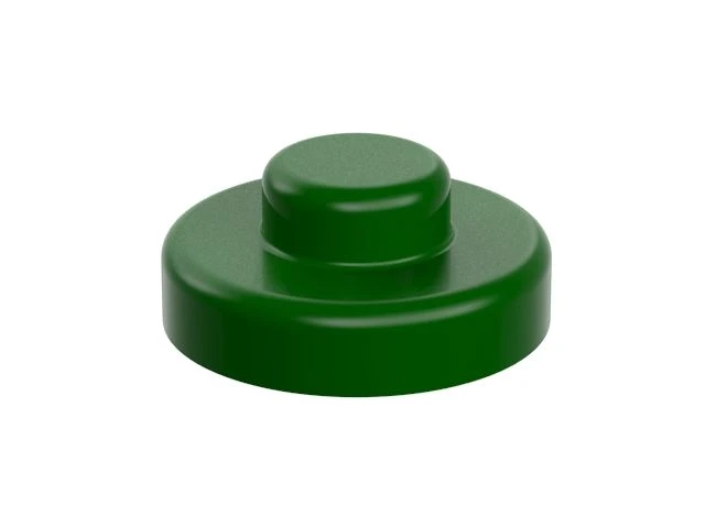 Колпачок для кровельного самореза зеленый (500 шт в пакете) - фото 1 - id-p197453191