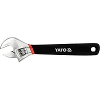Ключ разводной с ПВХ ручкой 150мм, губки до 19,3мм "Yato"