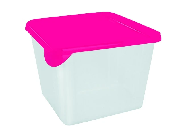Емкость для хранения и заморозки продуктов Браво, квадратная, 0,75 л, GIARETTI (цвета в ассортименте) - фото 1 - id-p197453754