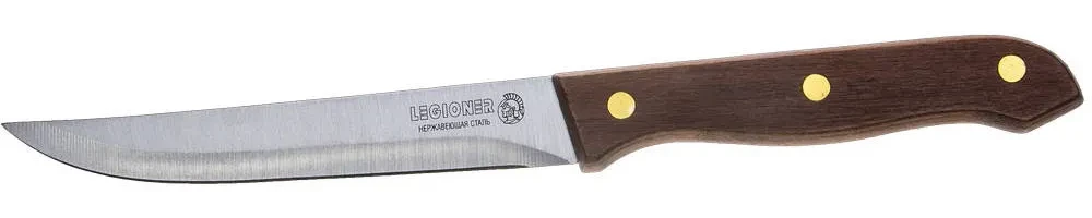 Нож LEGIONER GERMANICA универсальный, тип Line с деревянной ручкой, нерж лезвие 110мм - фото 1 - id-p205297473