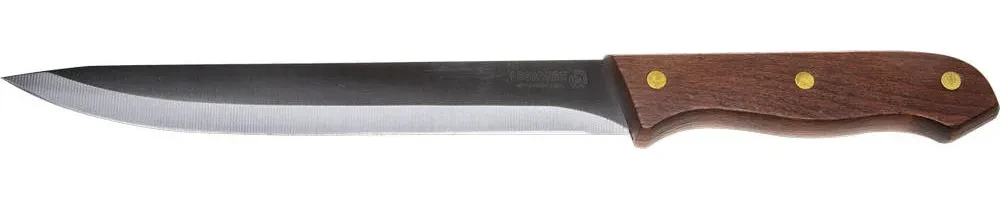 Нож LEGIONER GERMANICA нарезочный, тип Solo с деревянной ручкой, нерж лезвие 180мм - фото 1 - id-p205297477