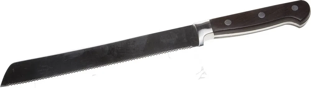 Нож LEGIONER AUGUSTA хлебный с деревянной ручкой, нерж лезв 180мм - фото 1 - id-p205297480