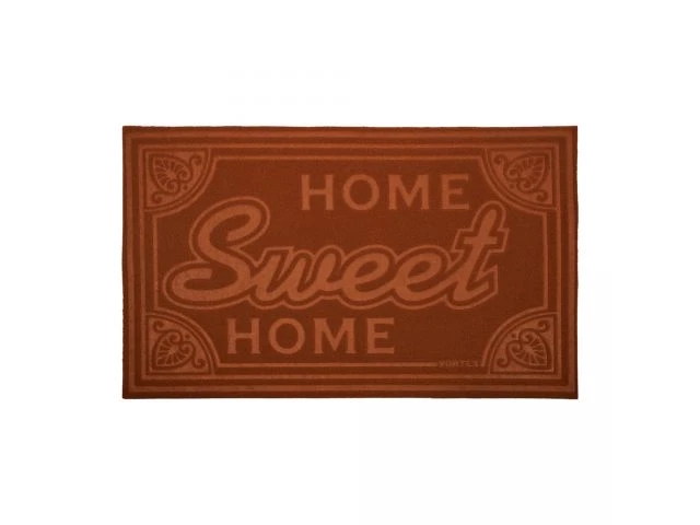Коврик придверный Comfort, 45х75 см, "Home Sweet Home", песочный, VORTEX (ВОРТЕКС)