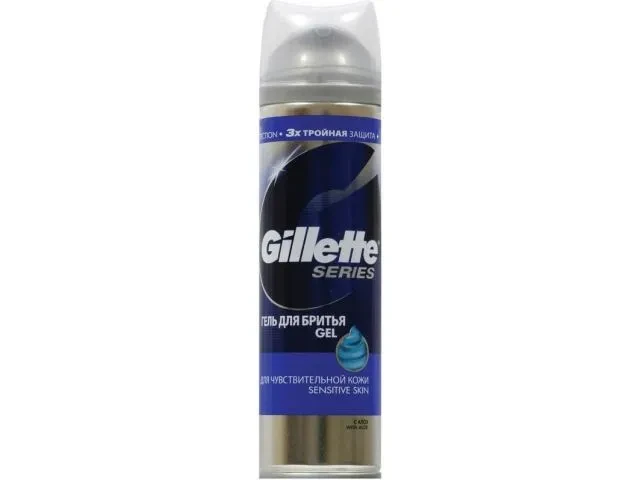 Гель для бритья Sensitive Skin с алоэ 200 мл Gillette - фото 1 - id-p199406580