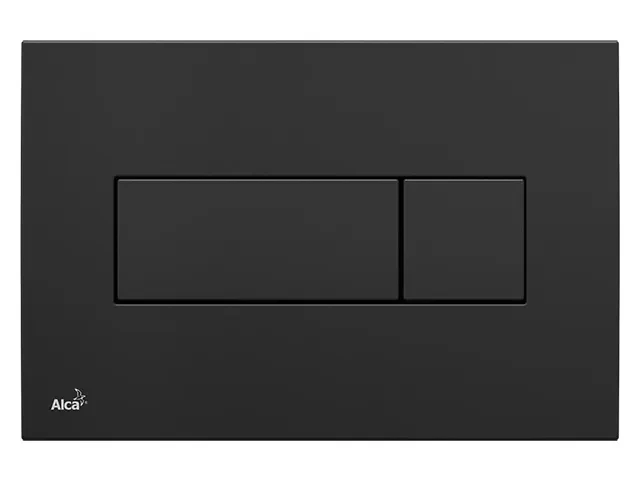Кнопка управления для систем инсталляций (черная), Alcaplast - фото 1 - id-p200386491
