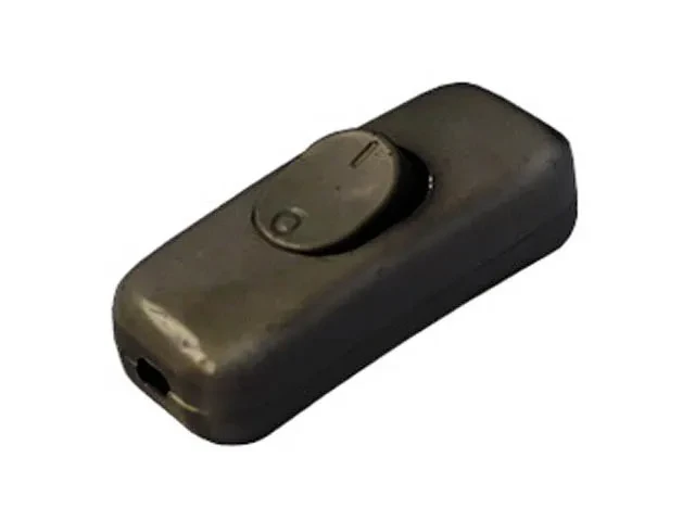 Выключатель на шнур 6А 250В черный BYLECTRICA (ДВУХПОЛЮСНЫЙ) - фото 1 - id-p199406587