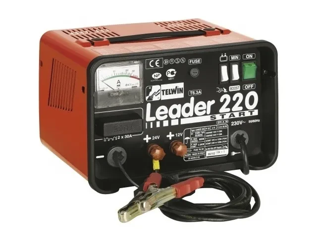 Пуско-зарядное устройство TELWIN LEADER 220 START (12В/24В) (807539) - фото 1 - id-p199806693