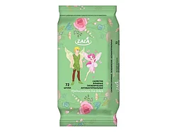 Салфетки влажные гигиенические антибактериальные для детей, 72 шт., ZALA JOY
