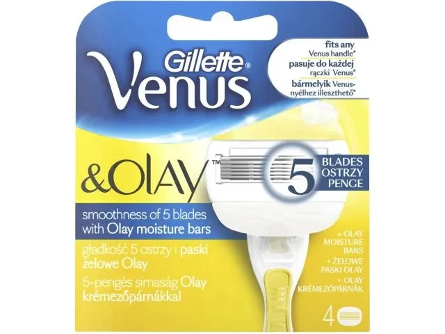 Кассеты сменные для бритвы Venus and Olay 4 шт. Gillette - фото 1 - id-p199396022
